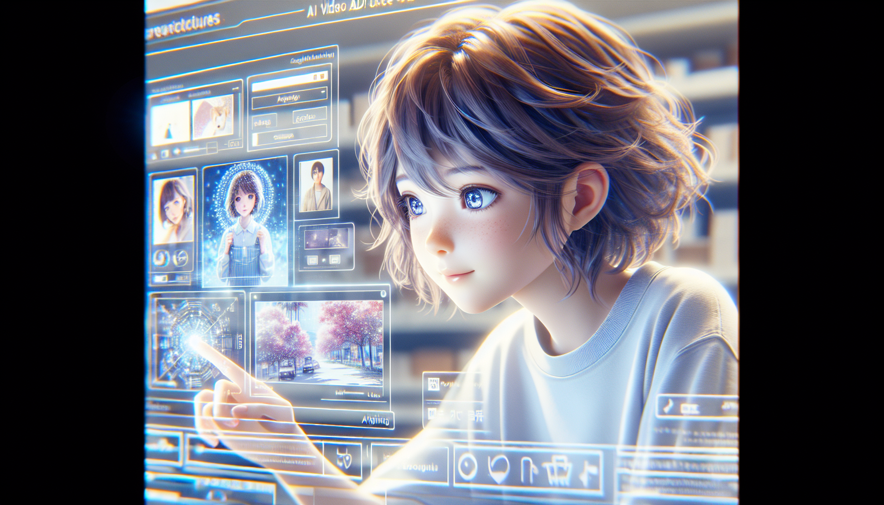 朝のリビングでの一コマ