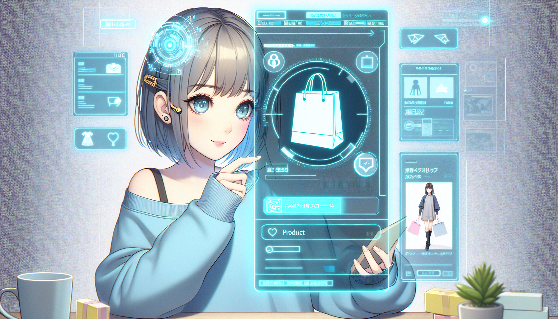 ショッピングサイトでの商品紹介