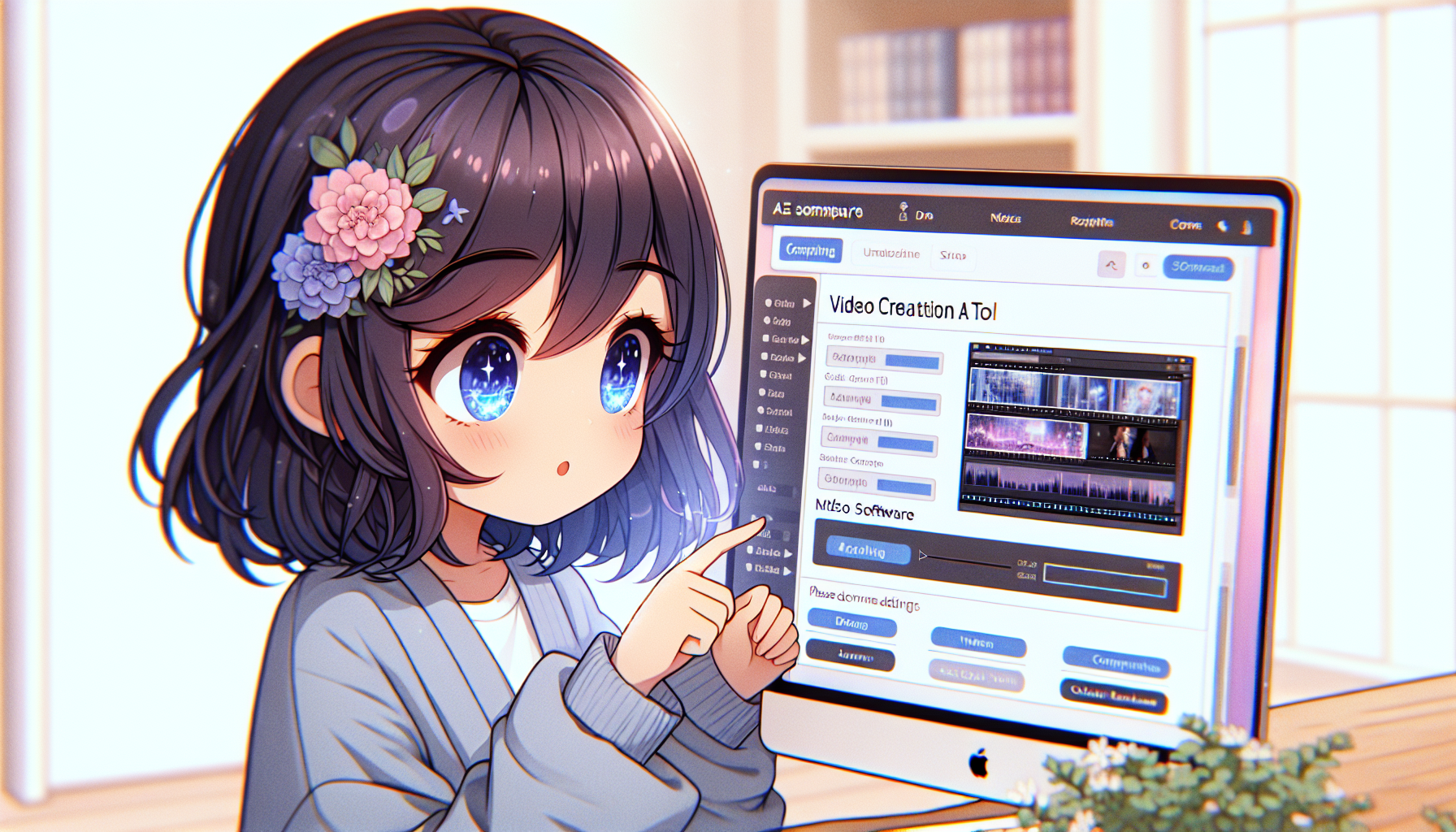 商品の開封シーン