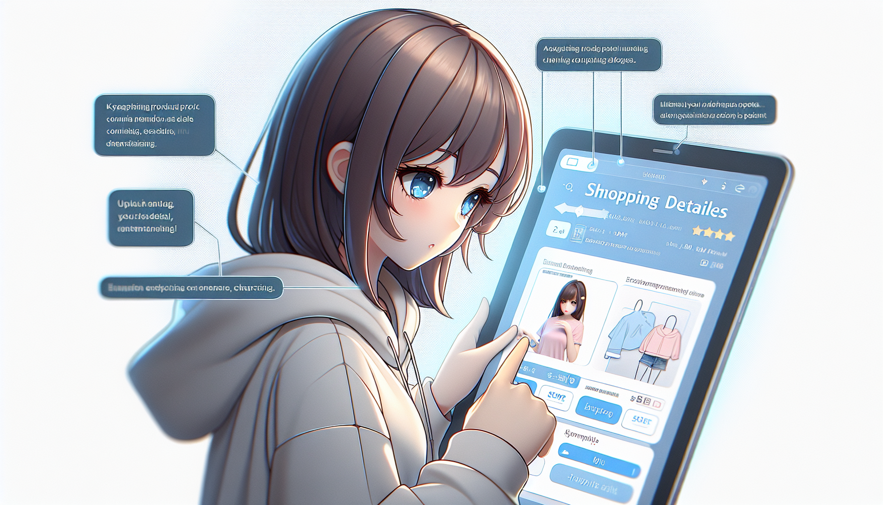 商品の特長を引き立てるシーン