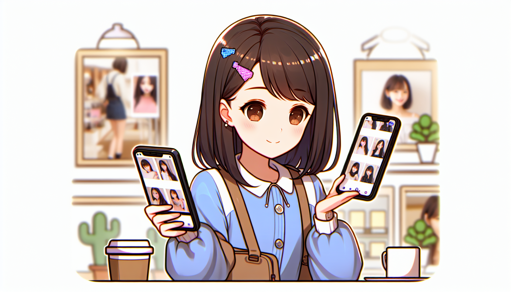 商品を使用するイメージシーン