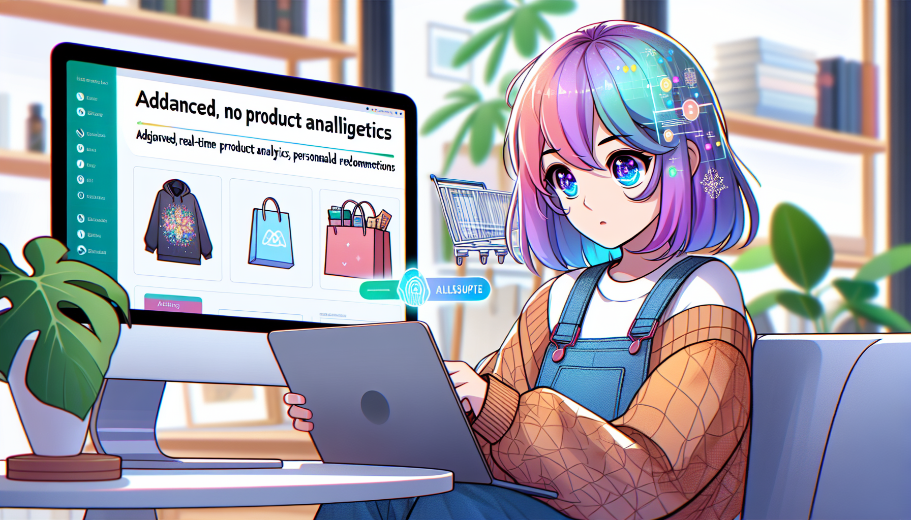 美少女AIが商品を紹介