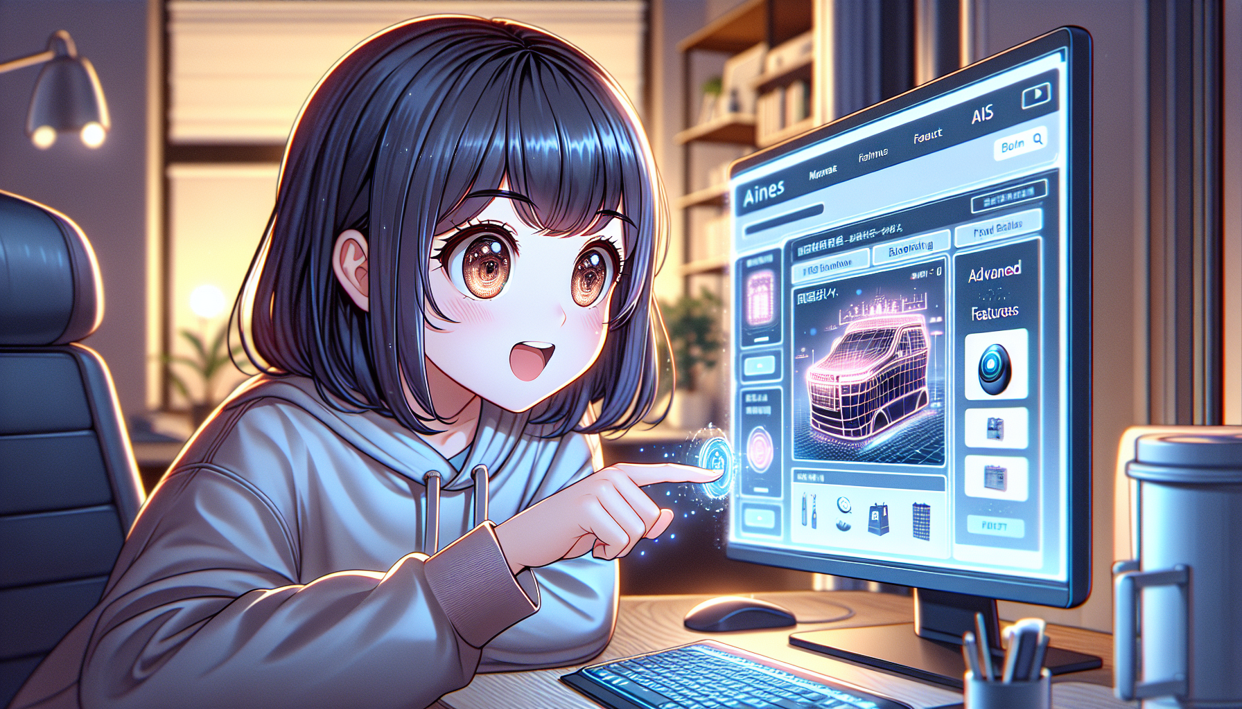 美少女AIが商品を紹介