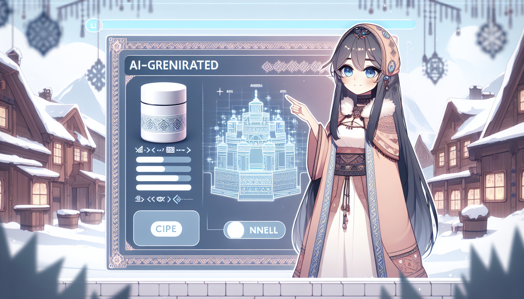 美少女AIアバターと商品