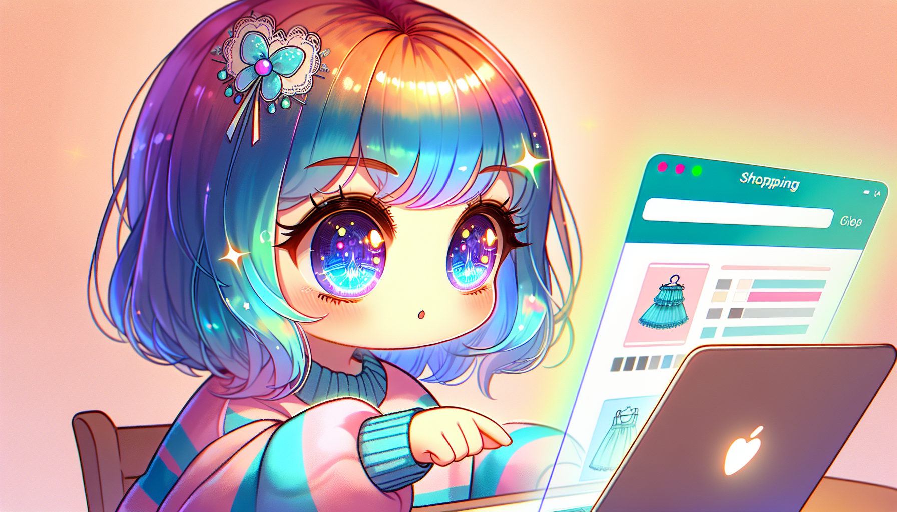 美少女アバターが商品を紹介