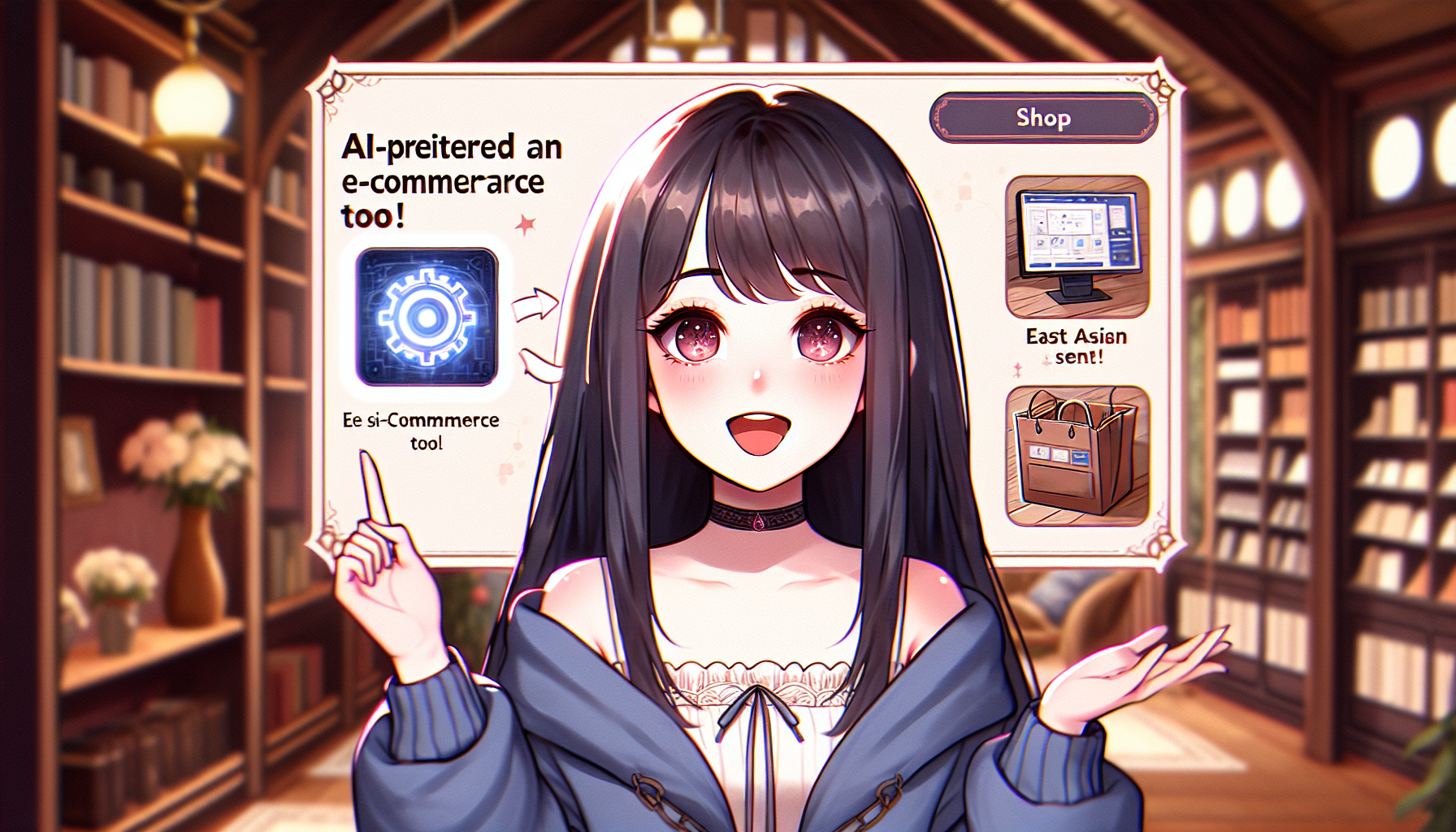 ファンタジックな美少女世界