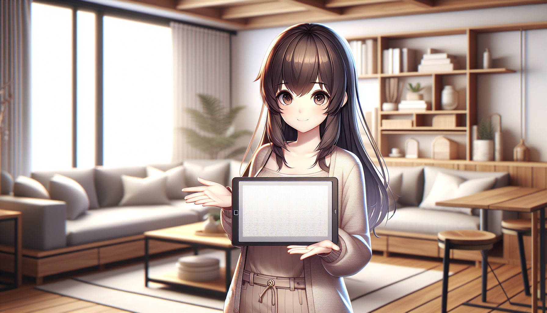 美少女AIアバターと商品