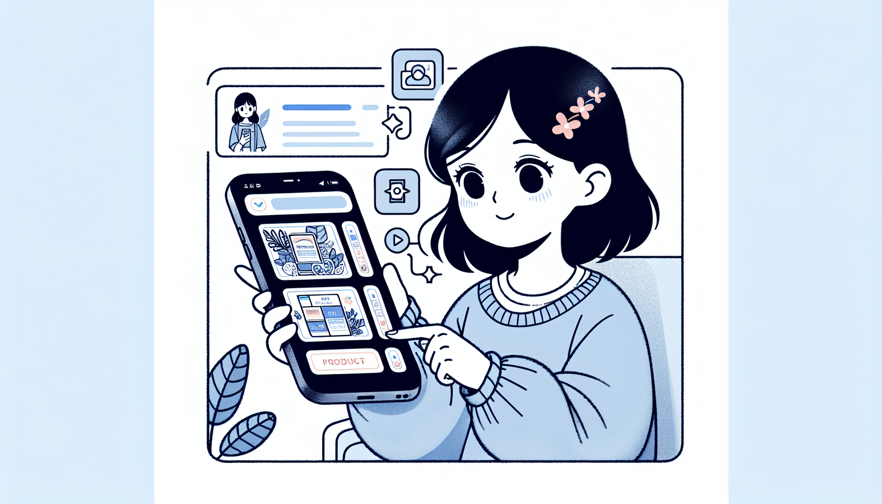 特徴強調シーン