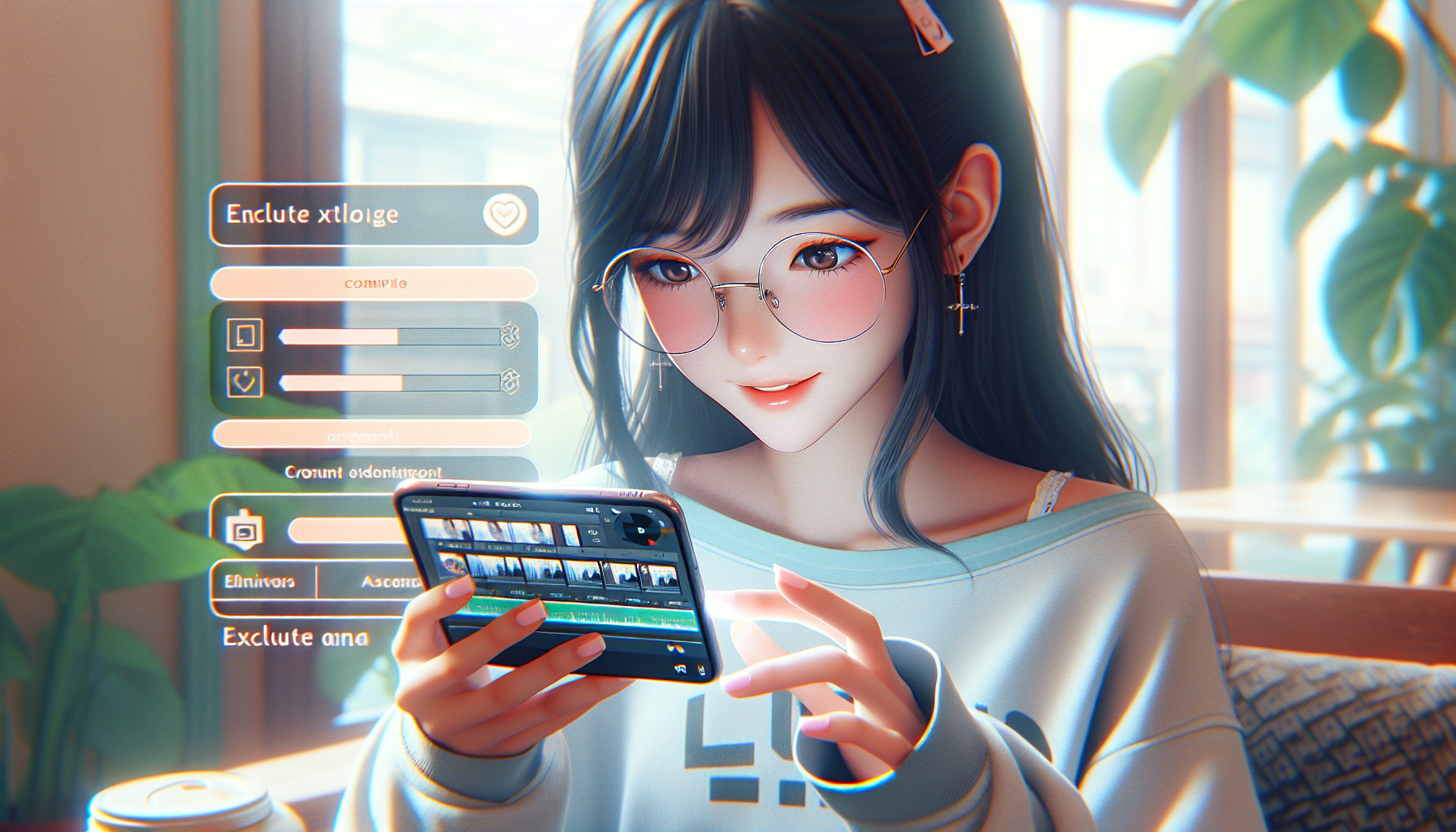 リビングでのリラックスシーン