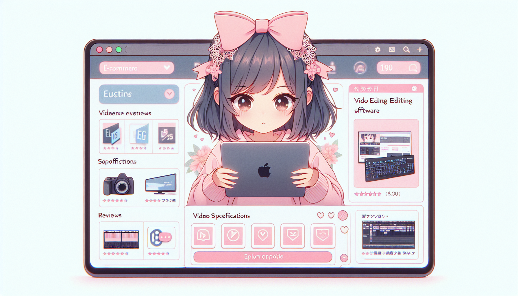 商品を手に取る瞬間