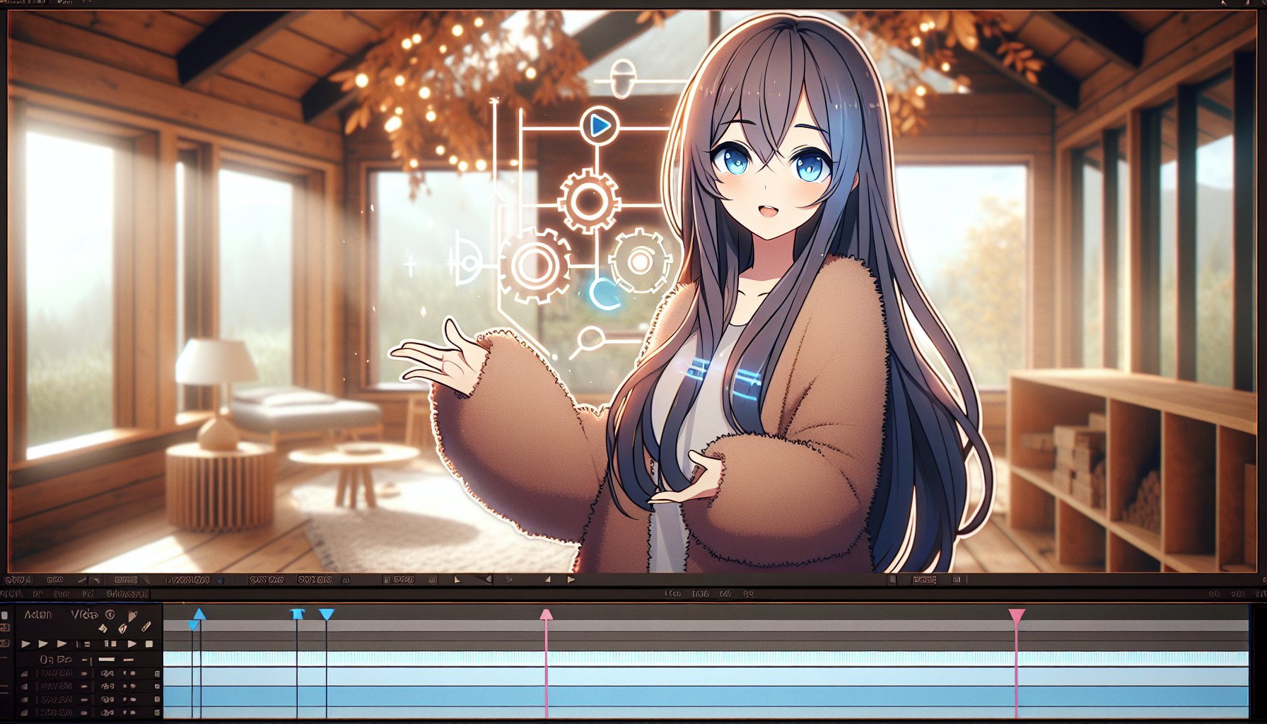 可愛らしい美少女AI