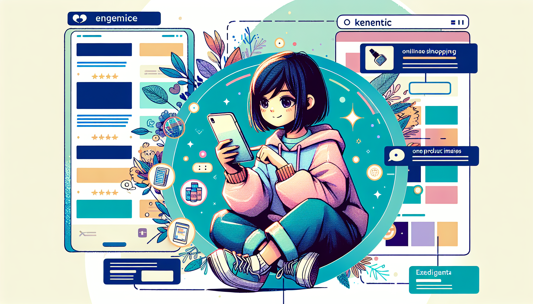 商品を使うシーンを再現