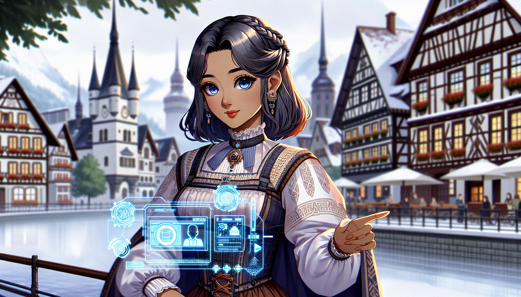 近未来AI感のあるビジュアル